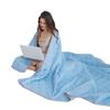 Охлаждающее одеяло Летнее одеяло Легкое Охлаждающие волокна Дышащее Тонкое Двустороннее Самоохлаждающееся Одеяло для сна для жарких ночей Спальня Путешествия