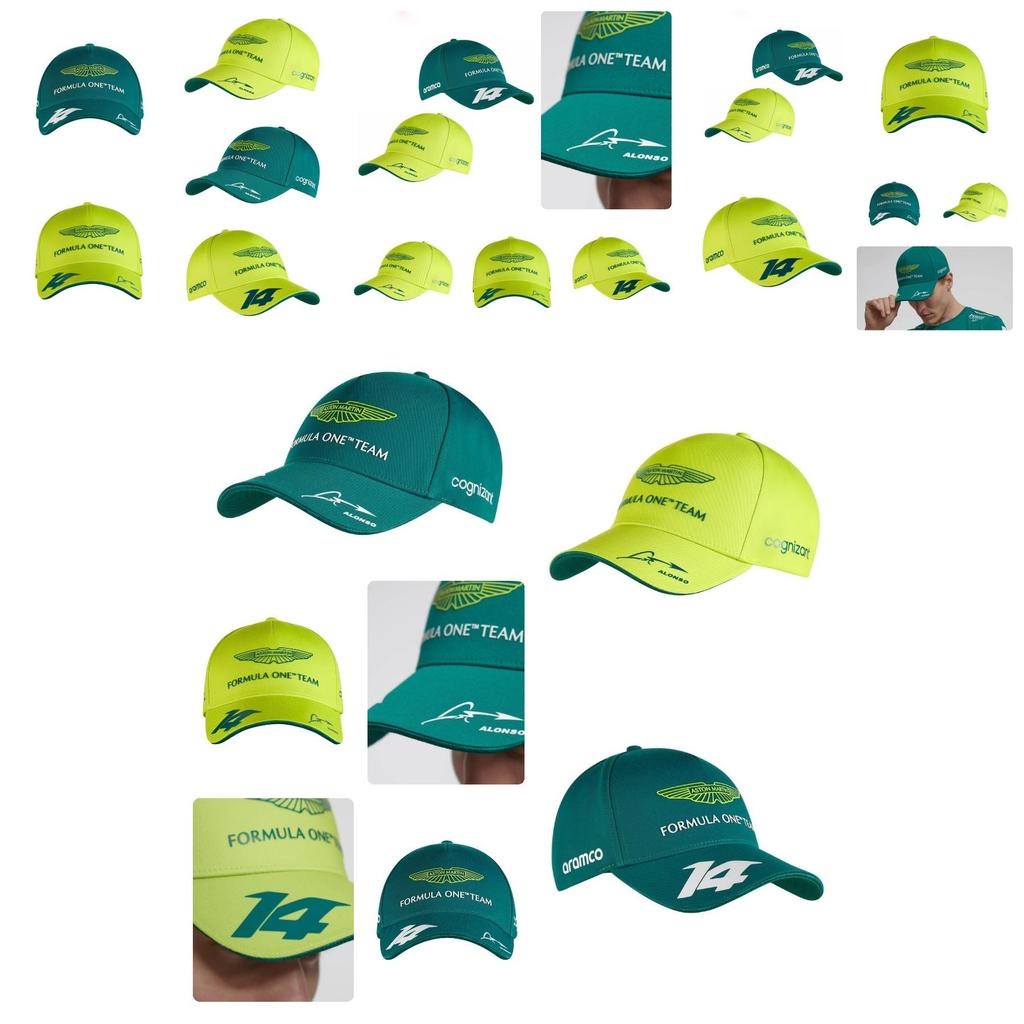 Бейсболка Aston Martin Formula One F1 Модная и дышащая с большим козырьком для защиты от солнца