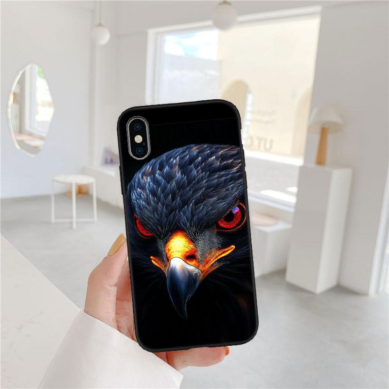 LO51 Чехол-накладка Soft Shell Ястребиный Орел для Redmi Note 10 11 12 Pro Max 10S 10C 10T 11A 11S 12S 12C