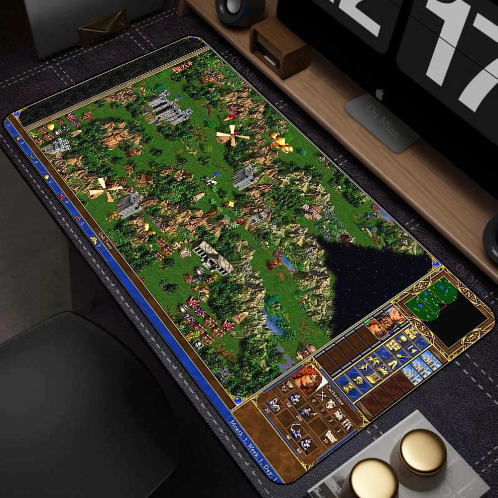 Heroes of Might and Magic Mats Pc Gamer Computer Accessories Mouse Carpet Gaming Laptop Keyboard Pad Large Mause Pads Desk Mat