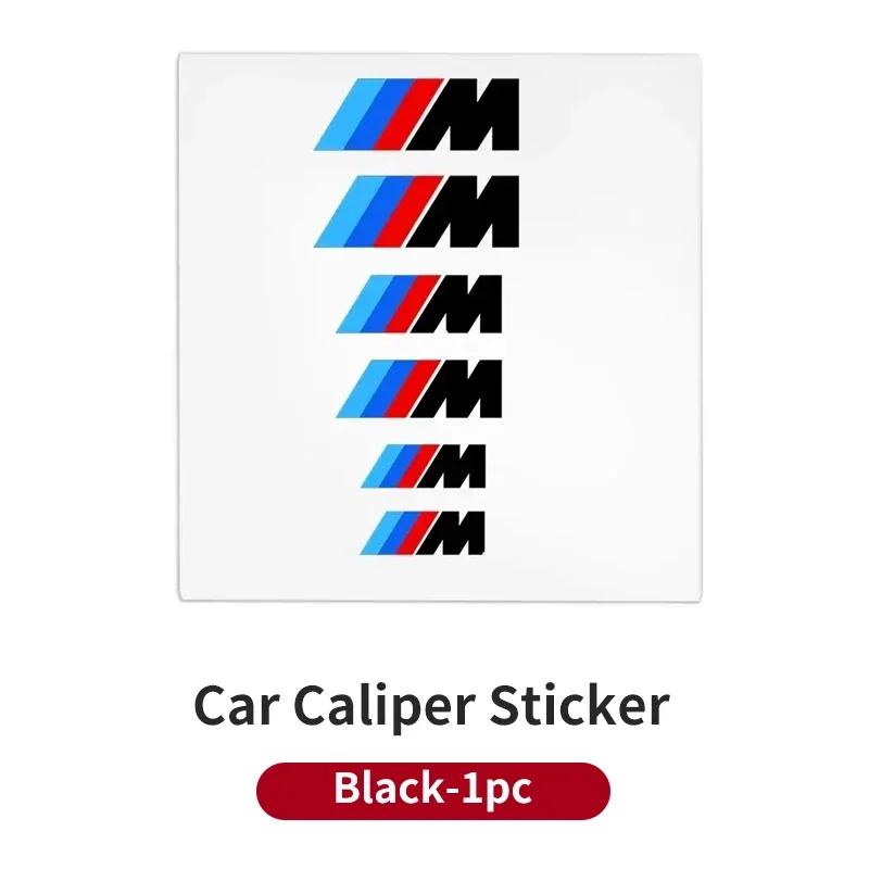 New 6PCS Car Brake Decorative Stickers Wheel Hub Styling Decals Accessories For BMW M X1 X3 X5 X6 X7 E30 E90 M3 E84 E83 F25