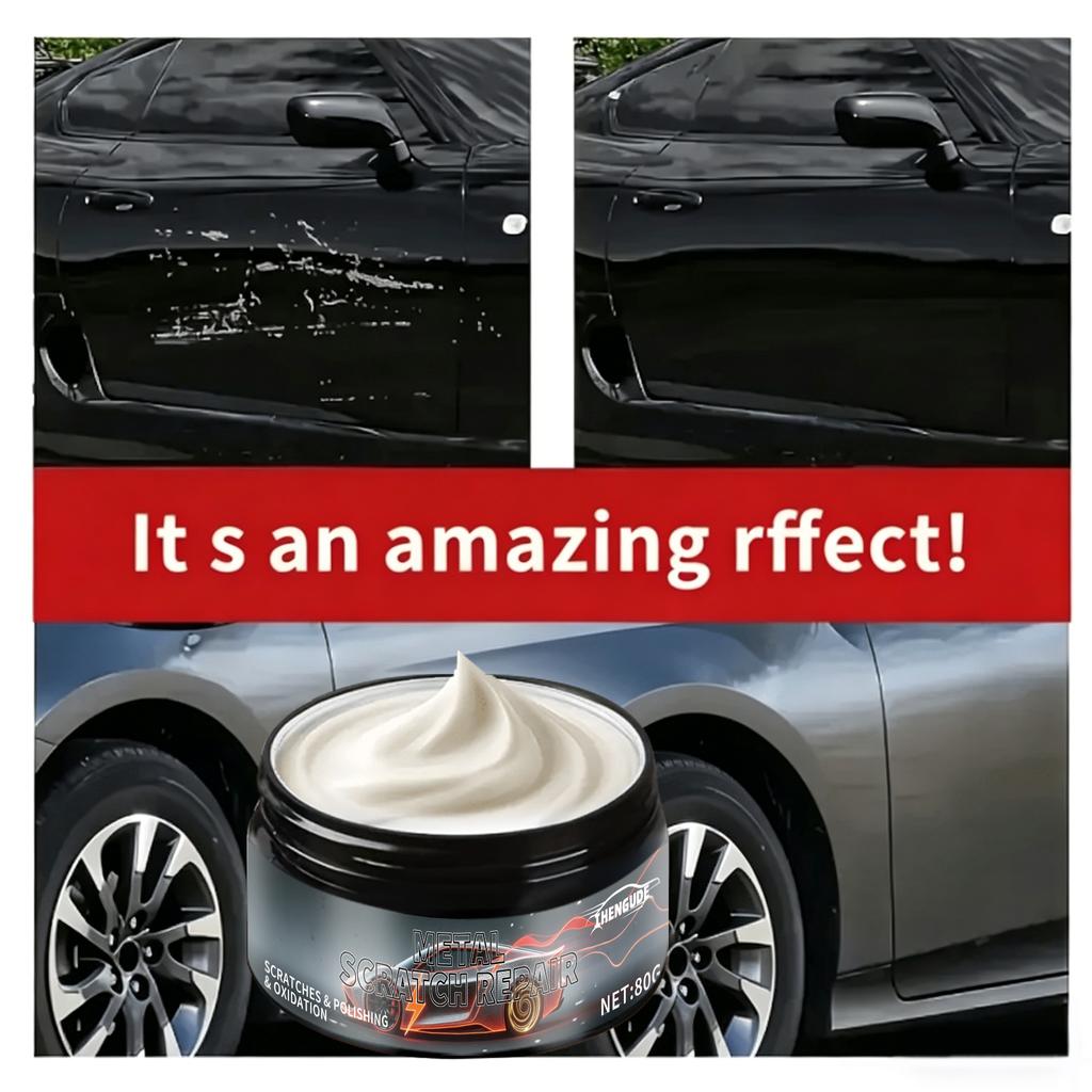 Brand New Chrome Alloy and Metal Polishing Paste - Automotive Coating Repair Cream for Making Wheels, Bumpers, Etc. Shiny. Chrome Plating 