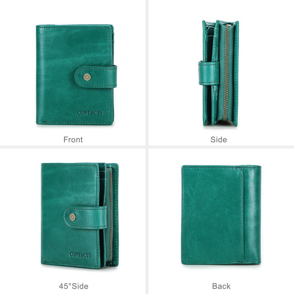 CONTACT'S женский компактный бумажник из натуральной кожи