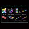 RGB-хаб для корпусных вентиляторов компьютера с 6-контактным интерфейсом и беспроводным пультом дистанционного управления 10+2 Поддерживает 365 режимов световых эффектов с пульта ДУ
