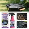 JAKEHOE 120ml Barbecue Rack Cleaner Powerful Cleaning Stubborn Grease Removes Carbon Deposits Safe Formula No Damage for Grill