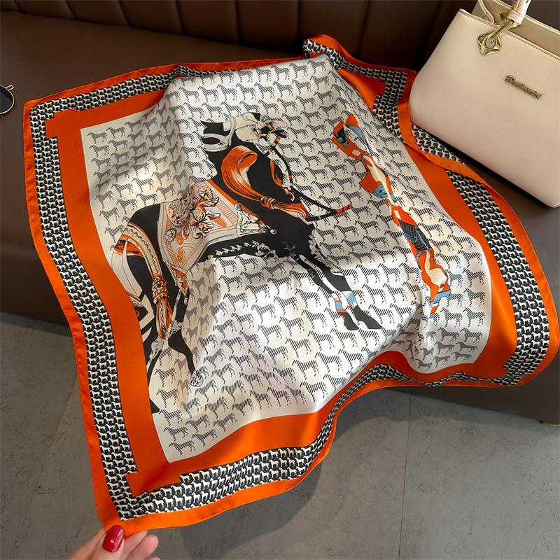 70 * 70 см новый шелковый маленький квадратный шарф для защиты шеи женщин профессиональный шарф универсальный шарф для волос шарф