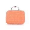 Large Capacity Korean Style Stone Pattern Cosmetic Bag with Mirror