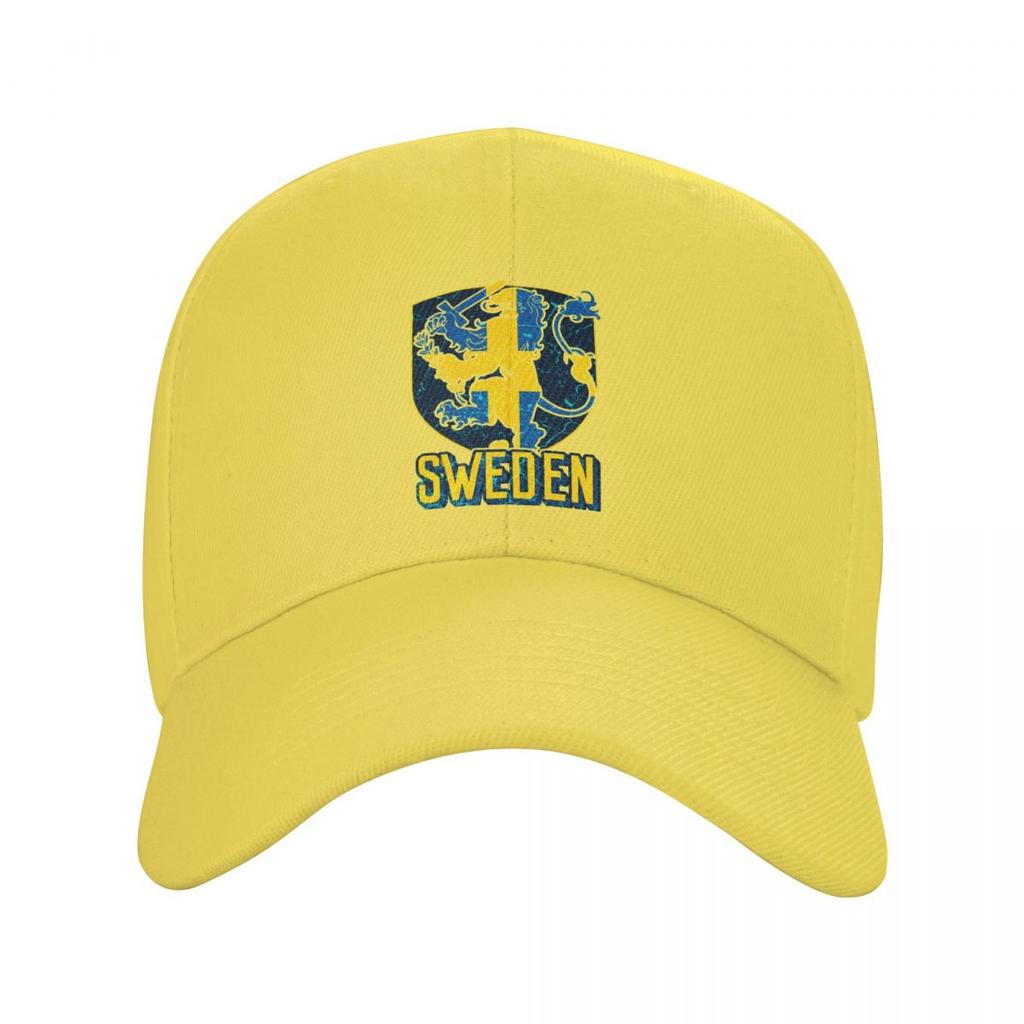 Personalized Coat Of Arms Sweden Baseball Cap Women Unisex Adjustable Swedes Flag Proud Dad Hat Outdoor