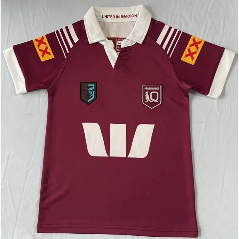 Kids Rugby Jersey Uniform Set Team Sports Training Casual Wear Breathable Synthetic Fabric Multiple Colors