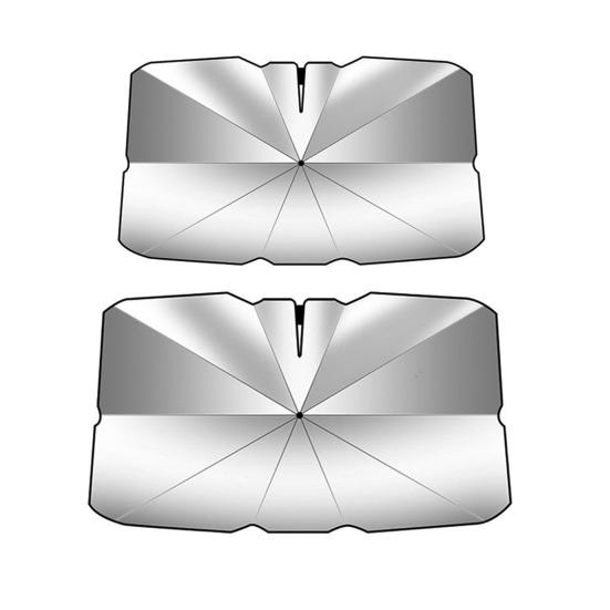 Солнцезащитный козырек на лобовое стекло автомобиля, защита от ультрафиолетовых лучей, блокировка тепла, складной универсальный, для внедорожников, грузовиков, автомобильный лобовой козырек, защитный чехол