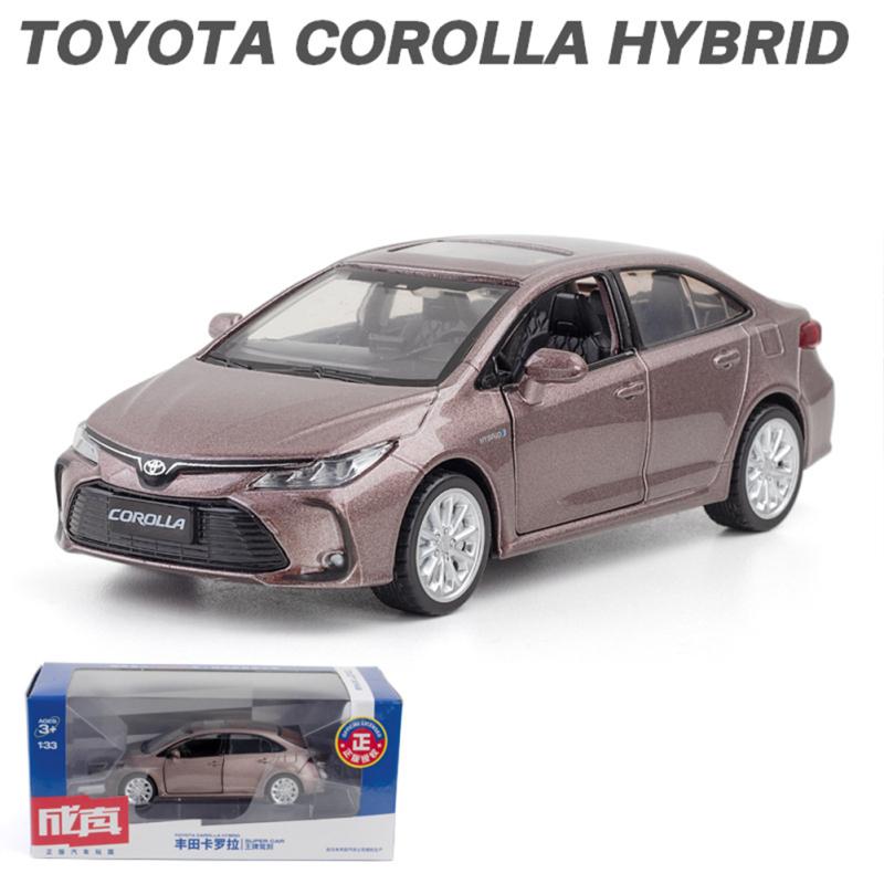 Alloy Simulation 1:33 Compatible For Corolla Car Toy Colored Pull-back Off-road Car Model Living