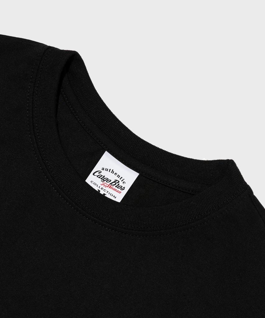 CARGOBROS FOR WOMAN Summer Vacation Short Sleeve T-Shirt (Black)