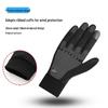 USB Перчатки с подогревом и флисовой подкладкой с сенсорным экраном - Мужские и женские полнопалые велосипедные теплые перчатки
