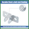 Motoforti 2 Set Door Check Bracket and Pin for Jeep Cherokee 1984-2001 55002361 2 Door Check Arm Assembly Repair Set on Driver Passenger Side Door