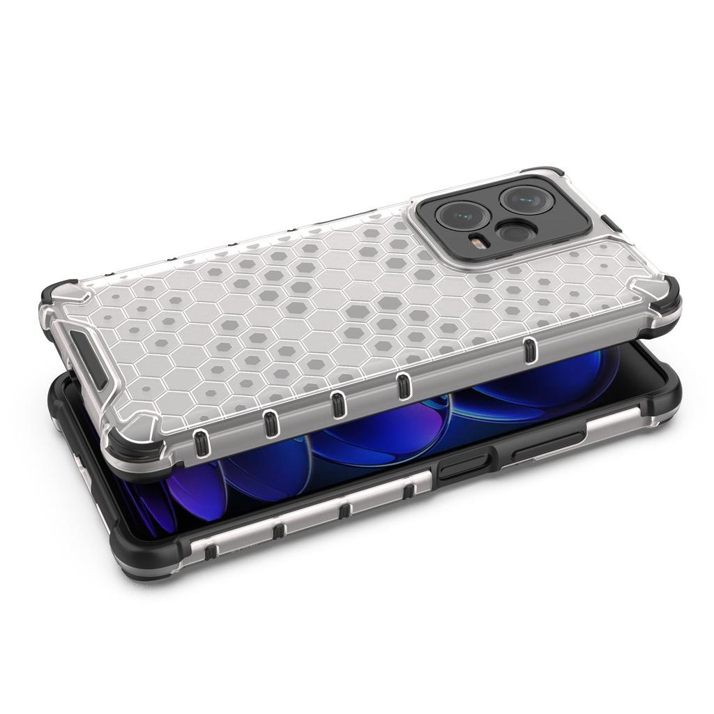 Armored hybrid case for Xiaomi Redmi Note 12 Pro+ Honeycomb black