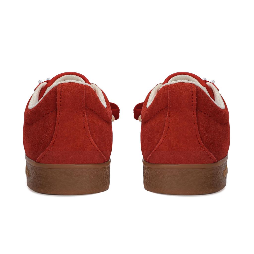 adidas Vl Court Classic Низкие Скейтбордические Кроссовки Унисекс Красные KK3774(Команда18-)