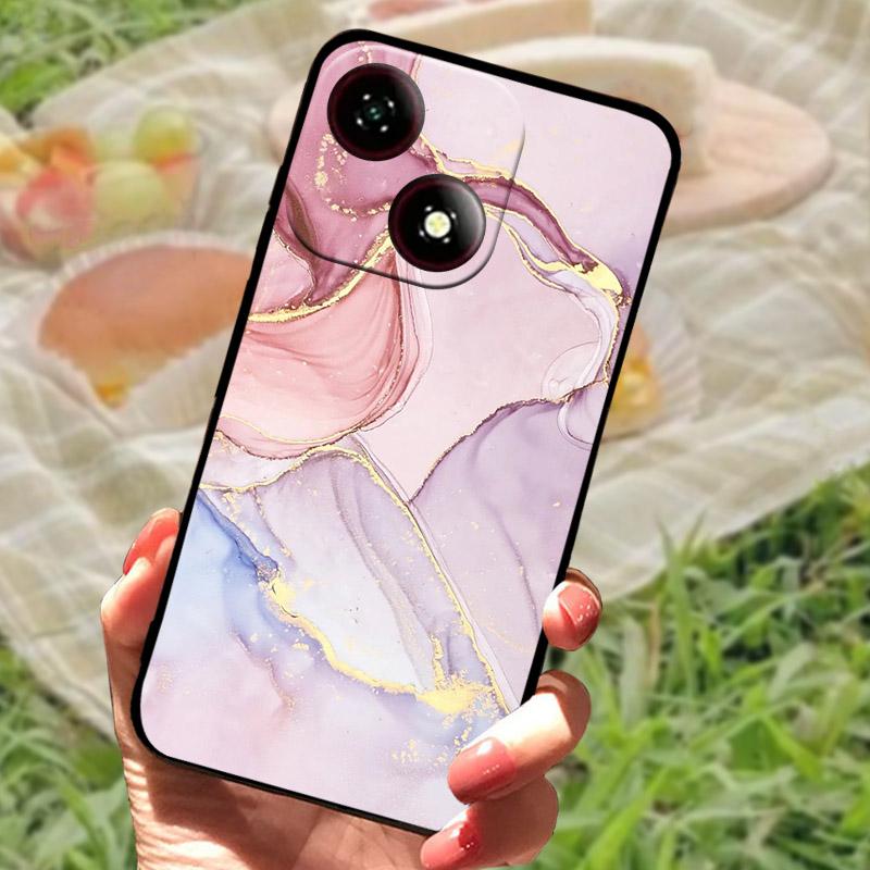 For ZTE Blade A35E /A35/A55 Case Fashion Cartoon Soft Silicone Phone Back Cover For ZTE A35E Shockproof Case A35 E A 35 Shell