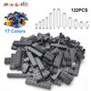 122pcs Thick Figures Bricks 12 Size DIY Building Blocks Educational Creative Size Compatible With 3001 Plastic Toys for Children