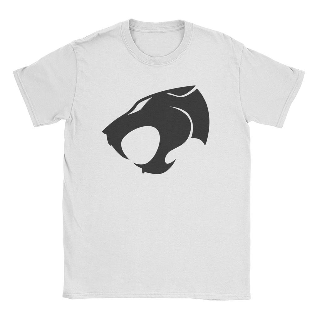 Logo Cartoon 80s Anime Lion Cool Men T Shirts Thundercats Funny Tees Short Sleeve Crew Neck TShirts Cotton 4XL 5XL Clothes