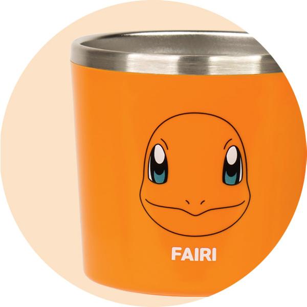 Чашка для посудомоечной машины Lilpang Pokemon, нержавеющая сталь, L, 1 шт, Чармандер