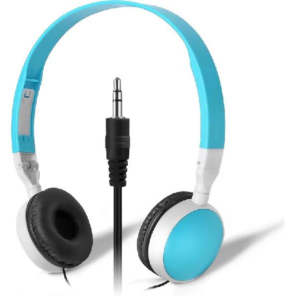 Bulk Classroom Headphones 10 Pack KW-N10G Wired Wholesale Student Computer Headphones for Kids in Classrooms Schools Libraries Class Set