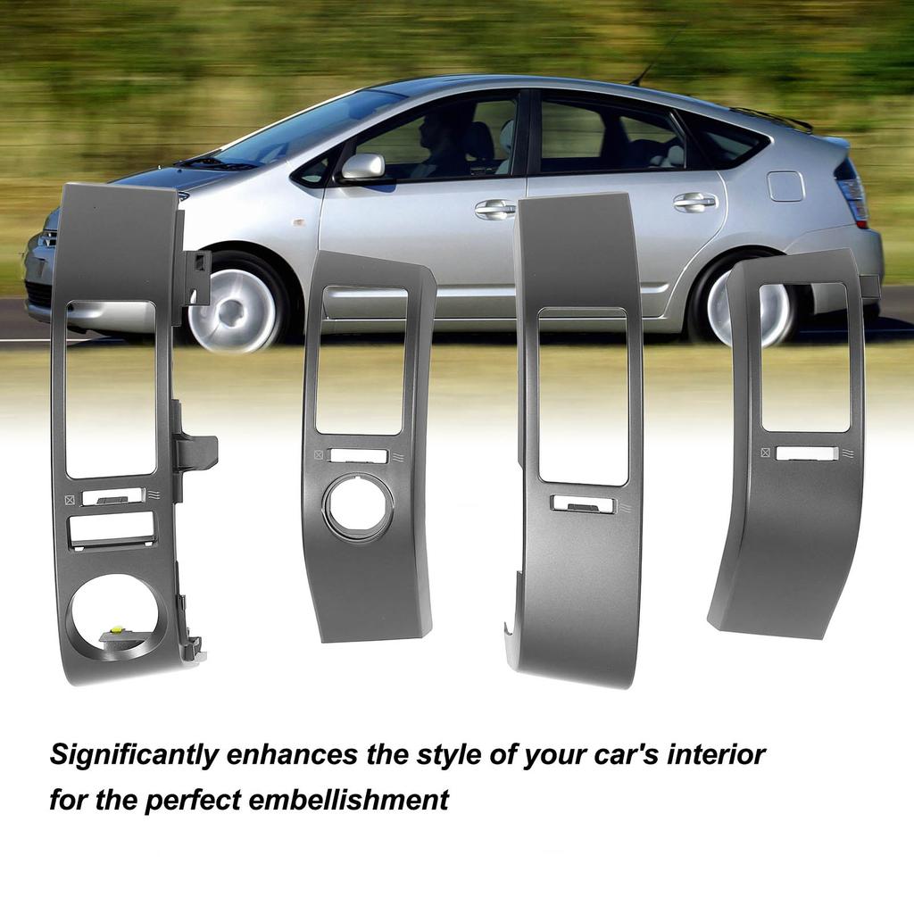 55062‑47010 AC Автомобильная накладка на вентиляционное отверстие на приборной панели 55670‑47060 Рамка панели решетки воздуховода центральной консоли для Prius 2004–2009