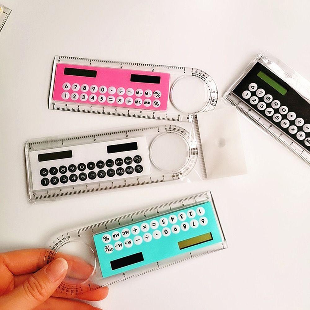 Портативные школьные принадлежности Канцелярские принадлежности Цифровой штангенциркуль Калькулятор Линейка Калькулятор солнечной энергии