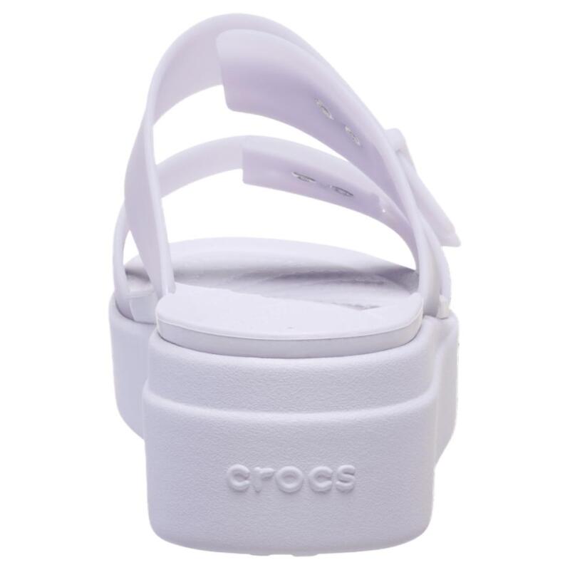 Crocs Brooklyn Casual Fashion EVA Anti-Abrasion Slippers Women's Purple