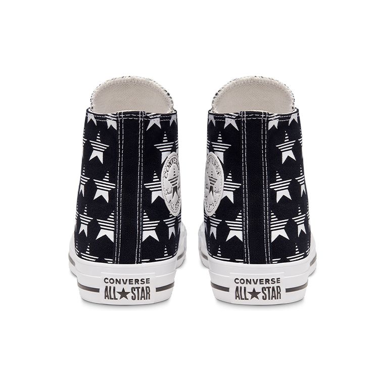 Converse Chuck Taylor All Star Comfortable High-Top Canvas Shoes Unisex Sneakers Black White 168808C