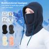 Балаклава для холодной погоды, бархатная теплая лыжная подушка для лица, зимняя ветрозащитная шапка с капюшоном, шарф, утеплитель для шеи для мужчин и женщин