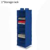 Multi-purpose Cube-shaped Bedroom Storage Bag In Luxury Black