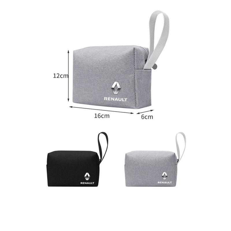 For Renault 2026 New Hub Caps Portable Car Key Case Driver License Holder Credit Card Bag For Renault Megane 2 3 Clio Scenic Dus
