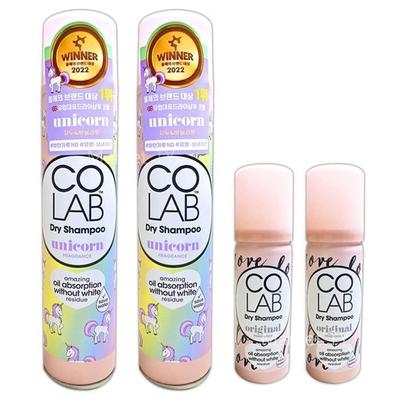 COLAB Сухой шампунь 200 мл x 2 + 50 мл x 2 Единорог (25468908)