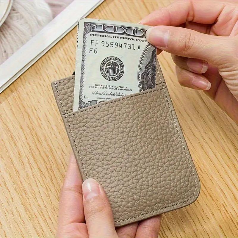 1 шт. Вместительный выдвижной держатель для карт с несколькими слотами для карт, удобный зажим для хранения ID-карты и банковских карт, антимагнитный держатель для ID-карты