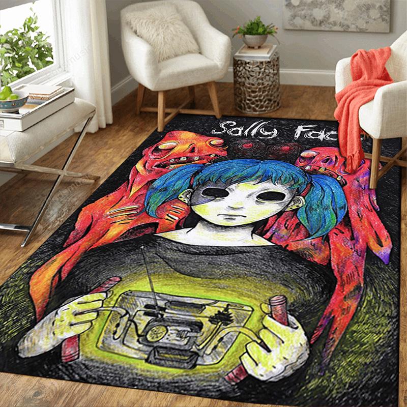 Sally Face Rug Floor Mat for Living Room or Bedroom Soft and Comfortable Carpet a Gift for Birthday and Holiday.ZFF0913092
