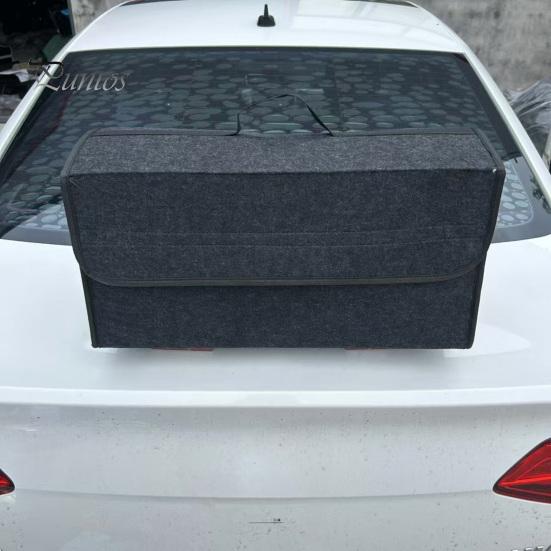 1/2 шт. сумки для хранения в багажнике автомобиля с ручкой, большая вместимость, складная конструкция, органайзер для хранения в багажнике автомобиля с откидной крышкой