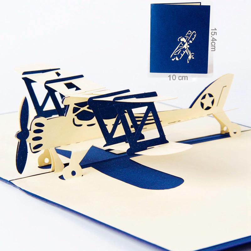 3D Pop Up Invitations Card 3D Paper World Attractions Birthday Greeting Cards 3D Tourist Postcard Save The Date Boy Present Card