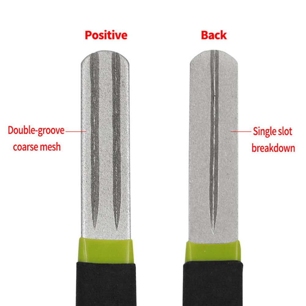 Портативный Алмазный Заточный Камень для Ножей, Точильный Камень, Напильник для Рыболовных Крючков Outdoor