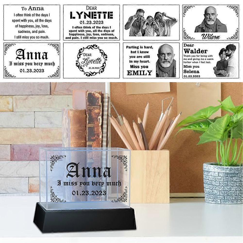3D Crystal Photo for Mom, Dad, Men, Women, Festival, Great Personalized Gifts