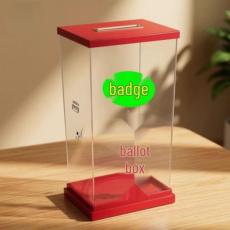 Qiuciao A4 Floor-Standing Acrylic Voting Ballot Box
