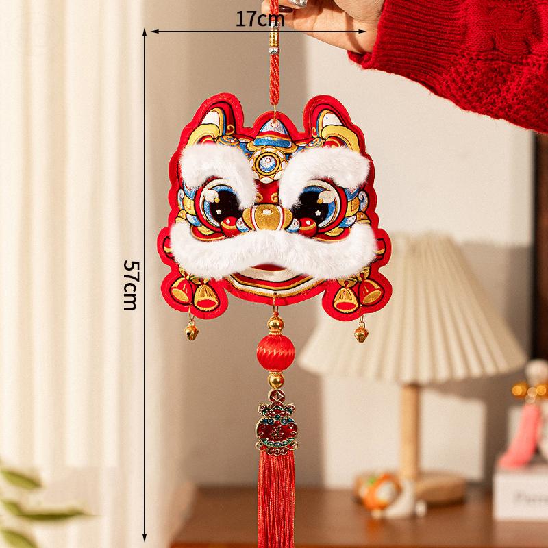 Horse Year Small Pendant Spring Festival Wall Hanging Pendant Home Entrance Door Bell Chinese New Year Decoration Supplies