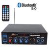 BT-309A 298A Bluetooth усилители HIFI USB FM радио автомобильный аудио усилитель сабвуфер 12 В/220 В HIFI 2CH домашний кинотеатр усилитель MAX 800 Вт