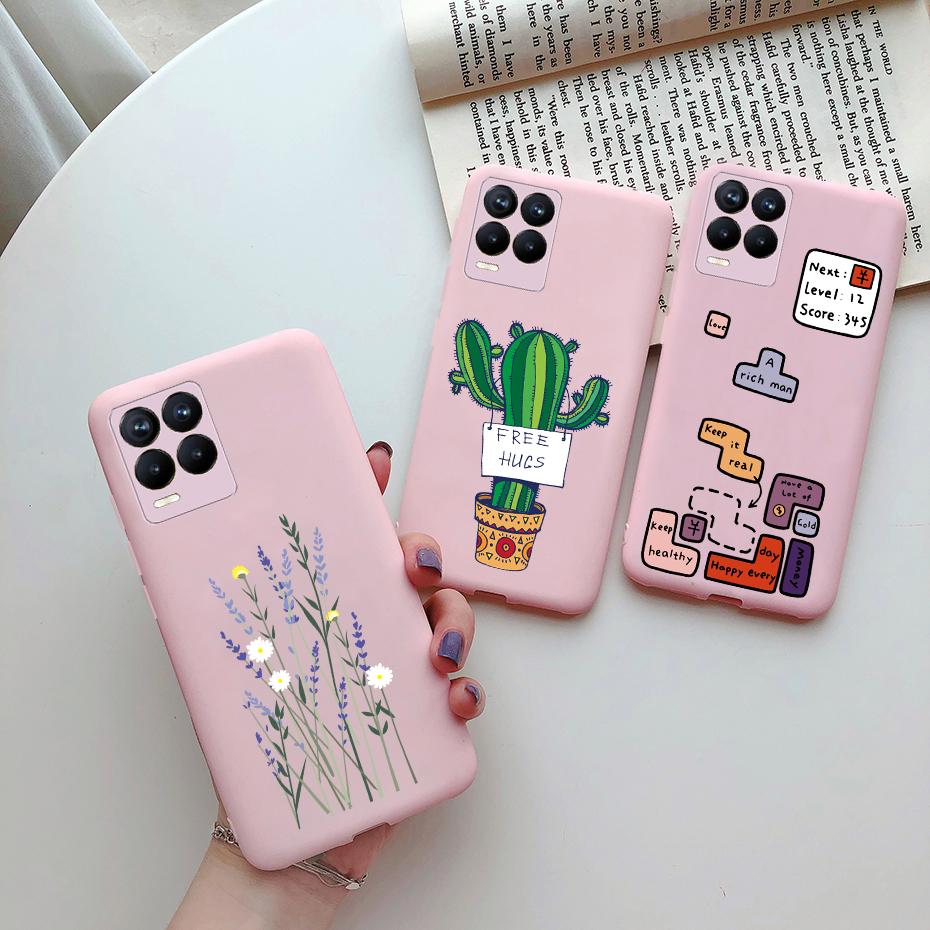 Чехол для Oppo Realme 8 Pro Милый Расписной ТПУ Силикон Ударопрочный Мягкий Задняя Крышка Телефона для Realme 8 Pro Глобальная Версия 6.4" Чехол