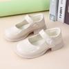 Girls' Leather Shoes Mary Janes 2024 Spring  Autumn New British Soft Sole Children's Shoes Children's Princess Shoes Flat Shoes
