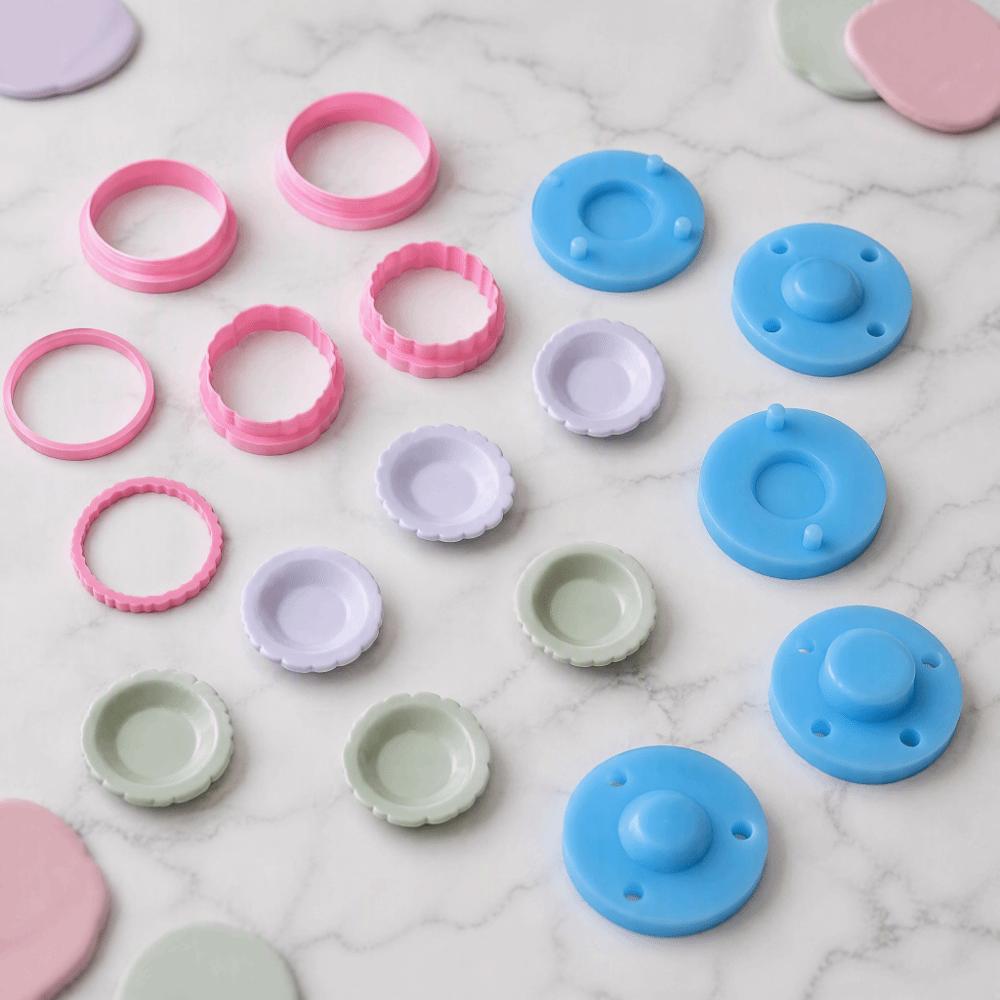 DIY Craft 3D Plate Clay Earring Molds Creative Polymer Clay Tools Brooch Modeling