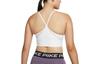 Nike Спортивное нижнее белье Dri Fit Женское Белое Средняя поддержка DB8766-100