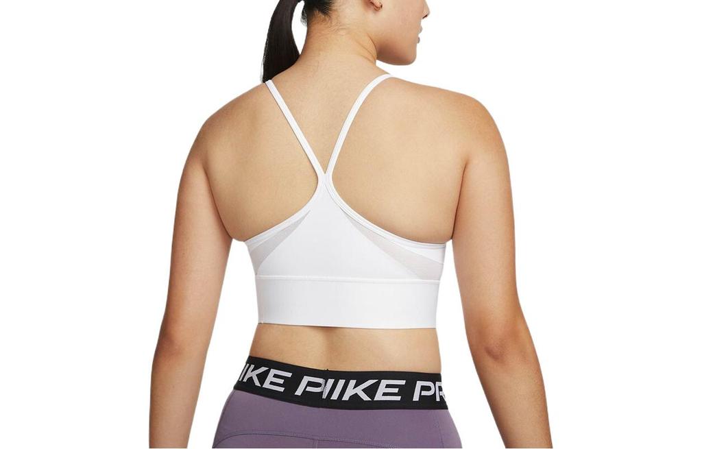 Nike Спортивное нижнее белье Dri Fit Женское Белое Средняя поддержка DB8766-100