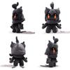 25cm Small Black Marshadow Plush Toy Super Soft Stuffed Animal With Pp Cotton Filling