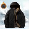 Down Jacket Men's Winter Fashion White Duck Down Men's Hooded Tooling Warm Clothes Casual Down Jacket Men
