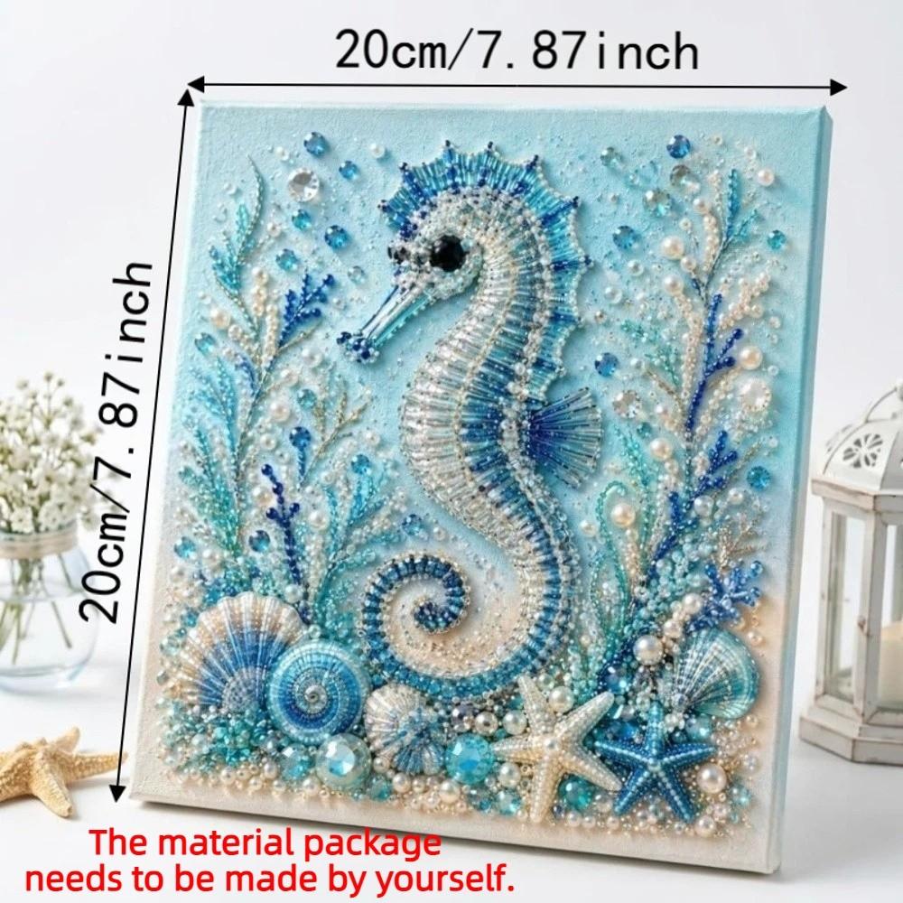 Coastal Style Ocean Theme Pearl Art DIY Kit Sparkling Ocean  Art Set  Wall Decoration